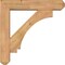 Ekena Millwork Imperial Craftsman Smooth Bracket w/ Offset Brace, Western Red Cedar, 5 1/2"W x 24"D x 24"H BKT0604X24X24IMP04SWR - alternate 3